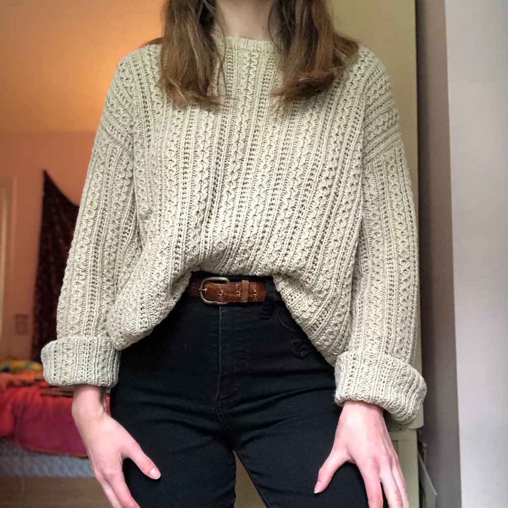 J. CREW Cableknit Sweater